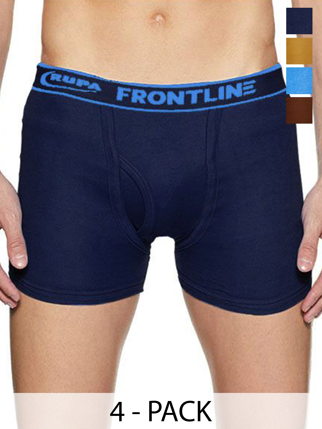 

Rupa Pack Of 4 Assorted Cotton Trunks Frontline-DCIP-(IP)-4--85