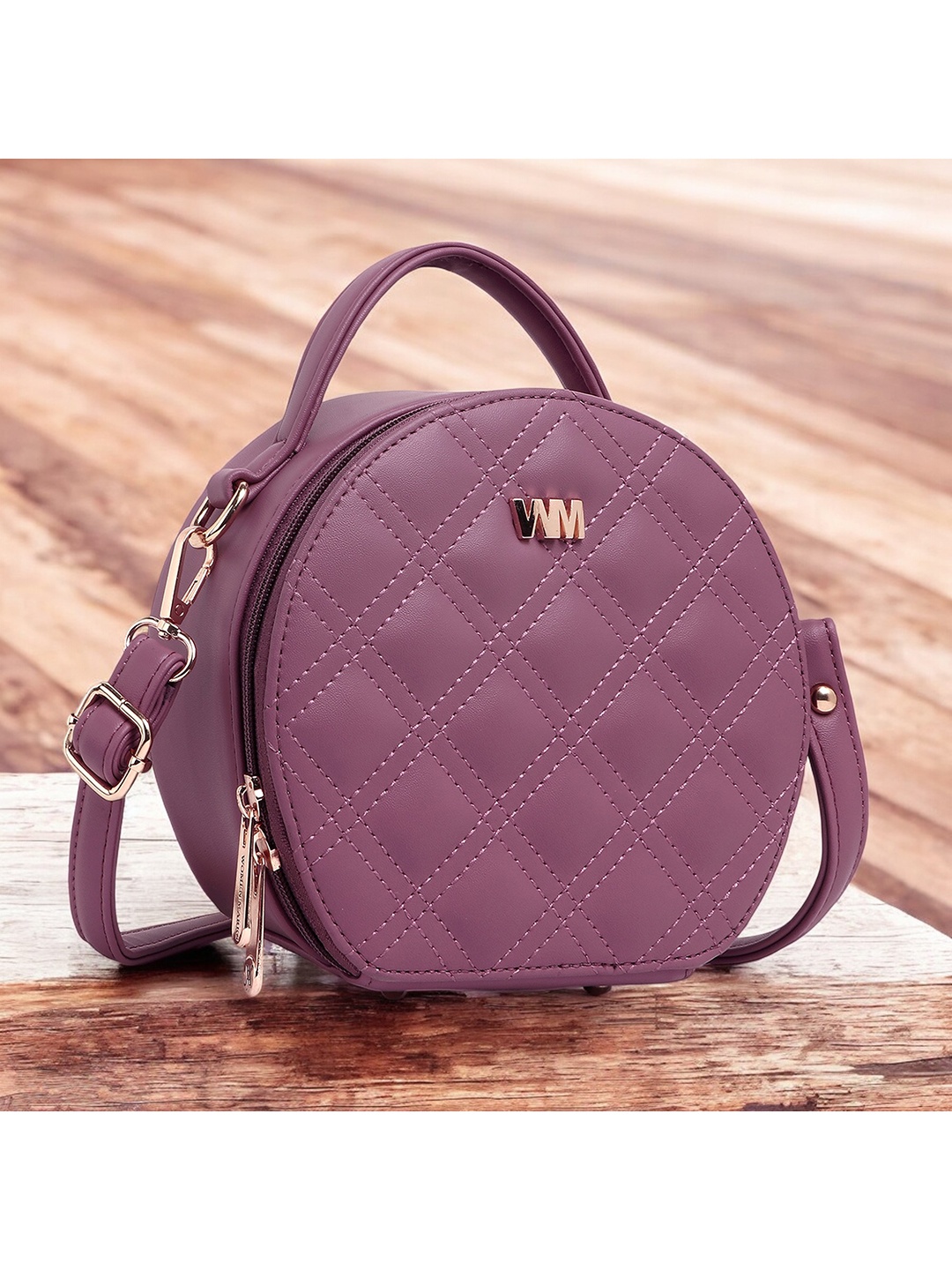 

WOMEN MARKS Women Solid Crossbody Sling Bag, Pink