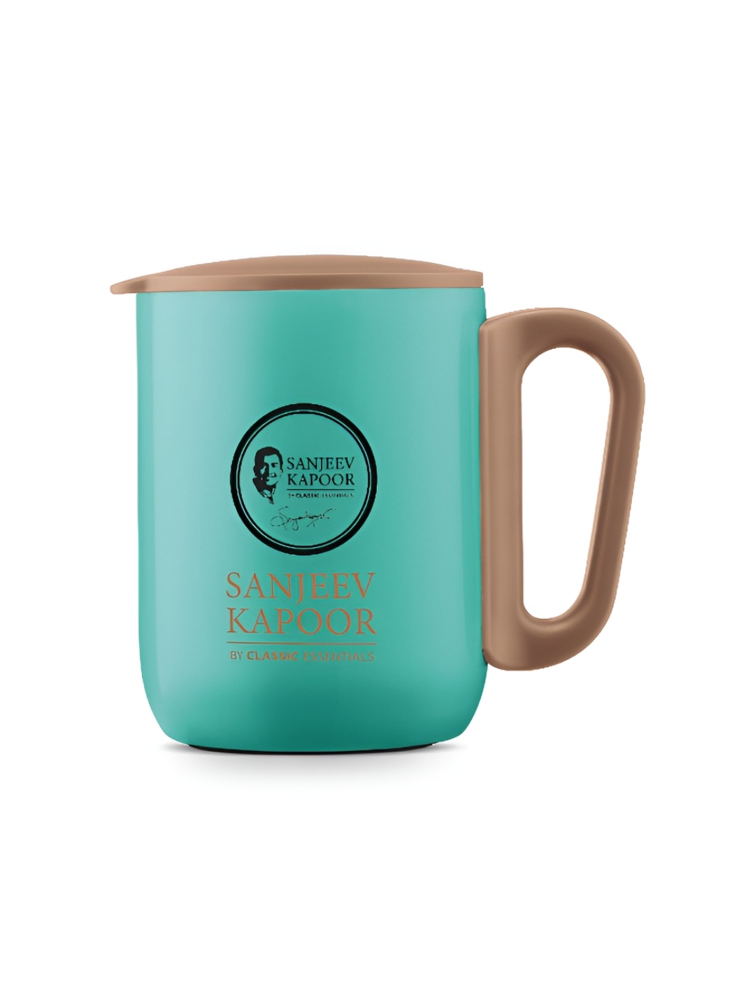 

Classic Essentials Blue & Brown Printed Stainless Steel Glossy Mug 300 ml