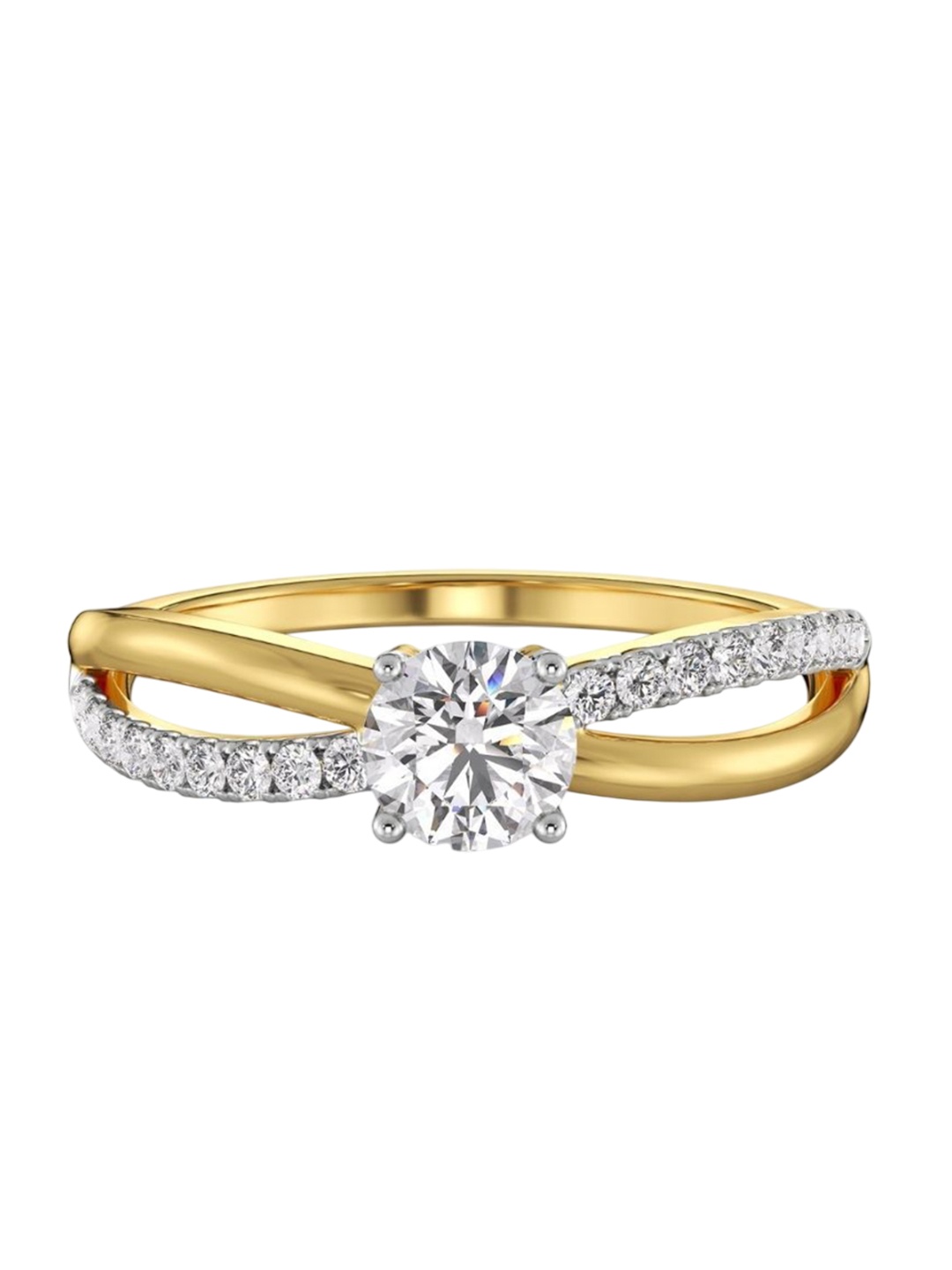 

Clustered Brilliance Diamond Ring, Yellow