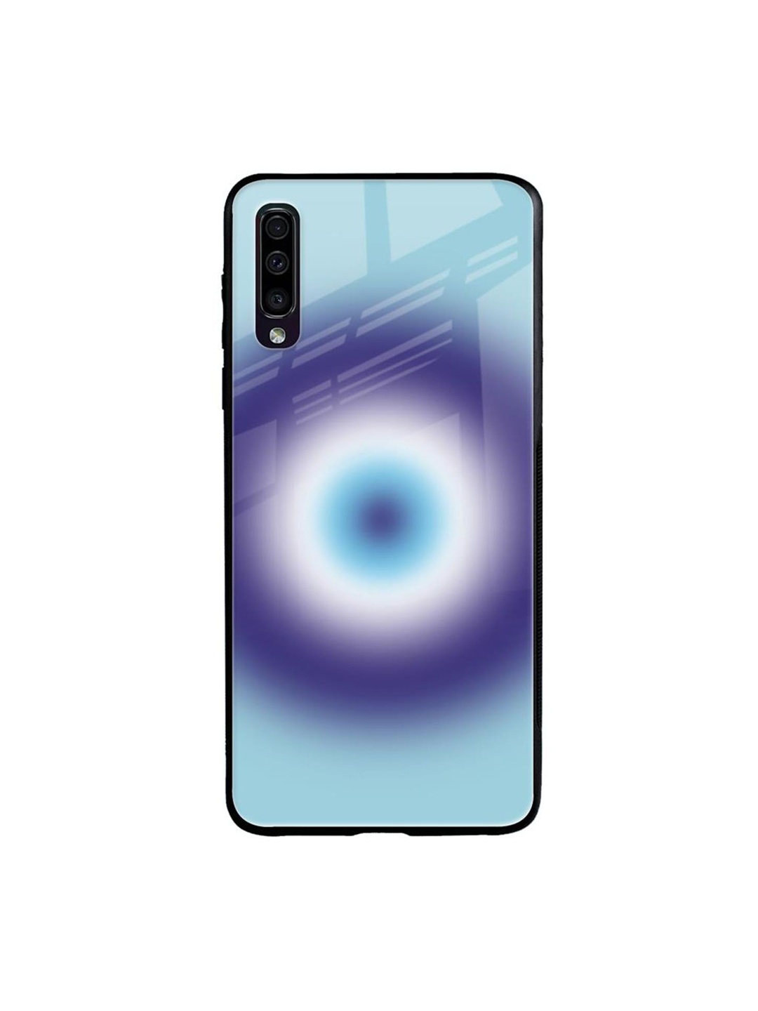 

QRIOH Evil Eye Art Printed Samsung Galaxy A50 Back Case, Blue