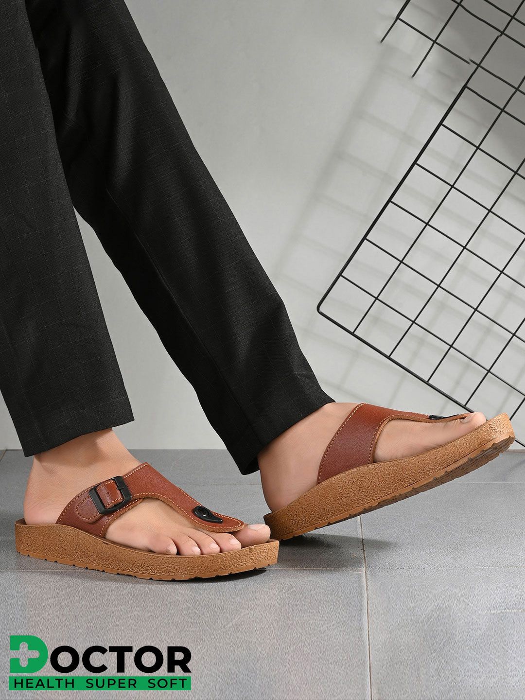 

DOCTOR HEALTH SUPER SOFT Men Slip-On, Tan