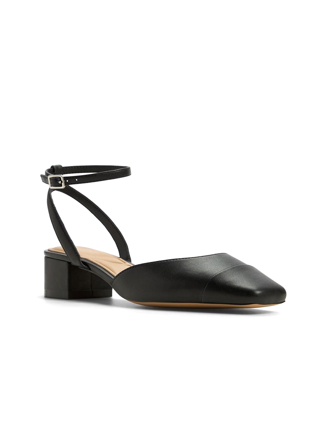 

ALDO Textured Block Sandals, Black