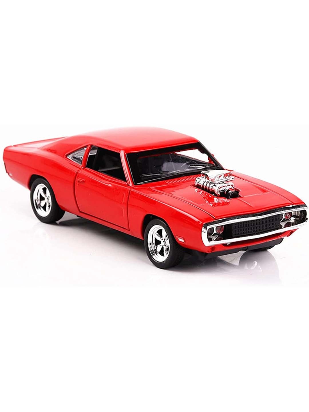 

UKAXA 132 DieCast Metal Model Fast & Furious Dodge Charger Toy Vehicles, Red