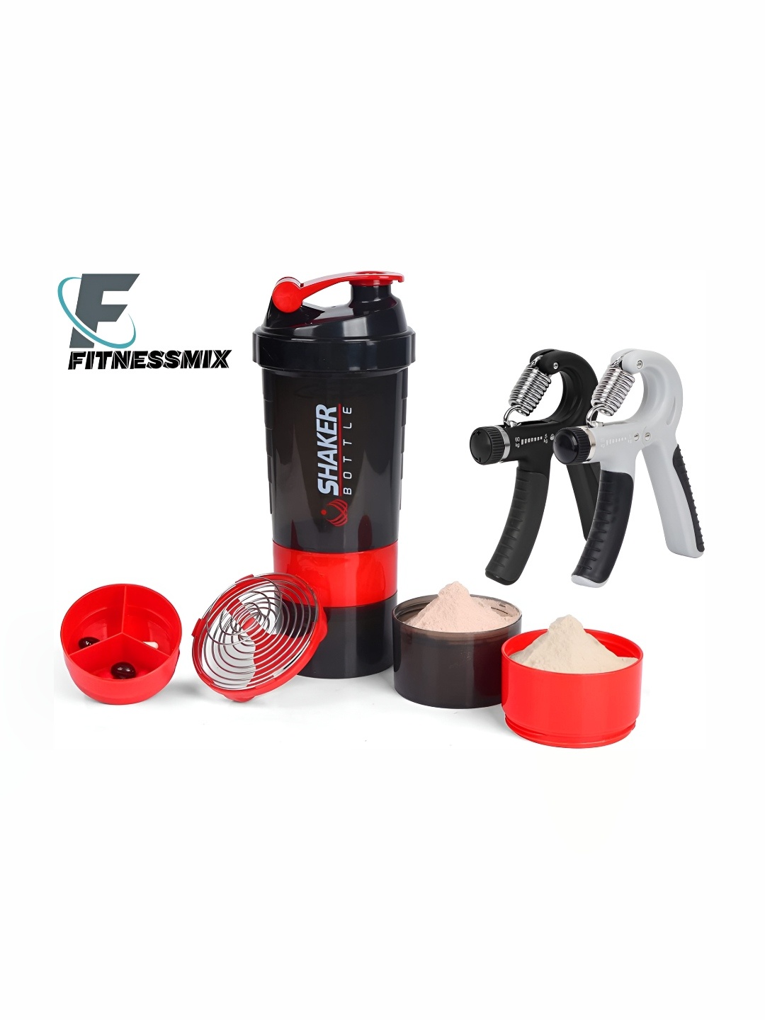 

YMD Set Of 3 Workout Accessories, Black