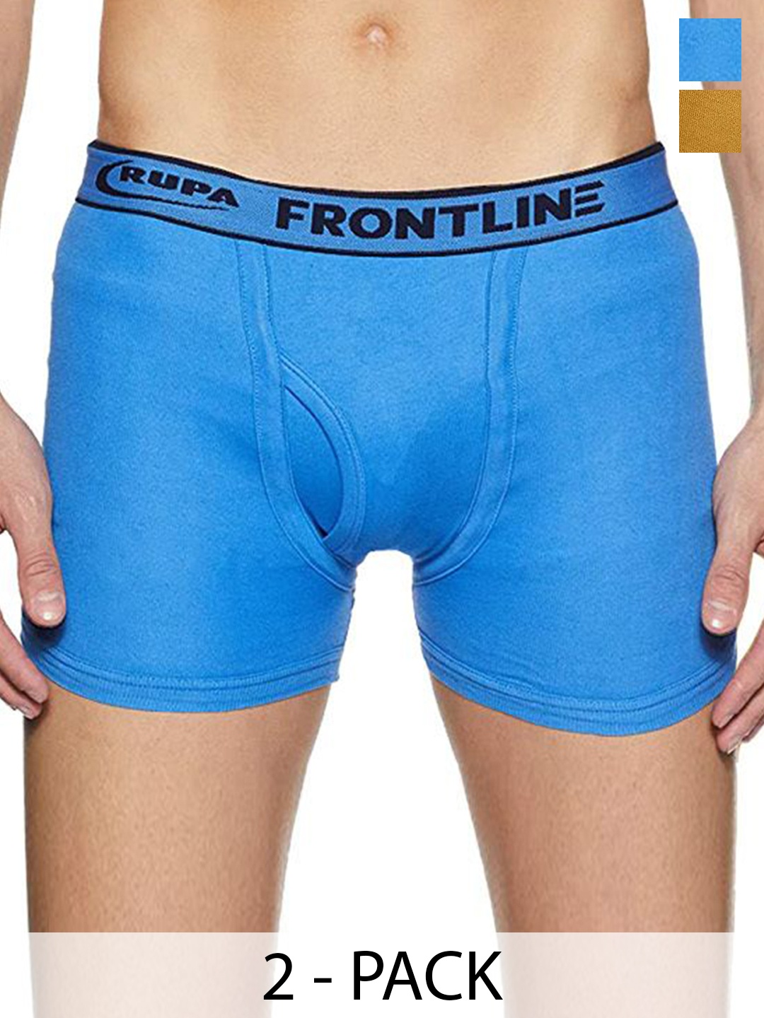 

Rupa Pack Of 2 Assorted Pure Combed Cotton Trunks Frontline-DCIP-(IP)-2--85