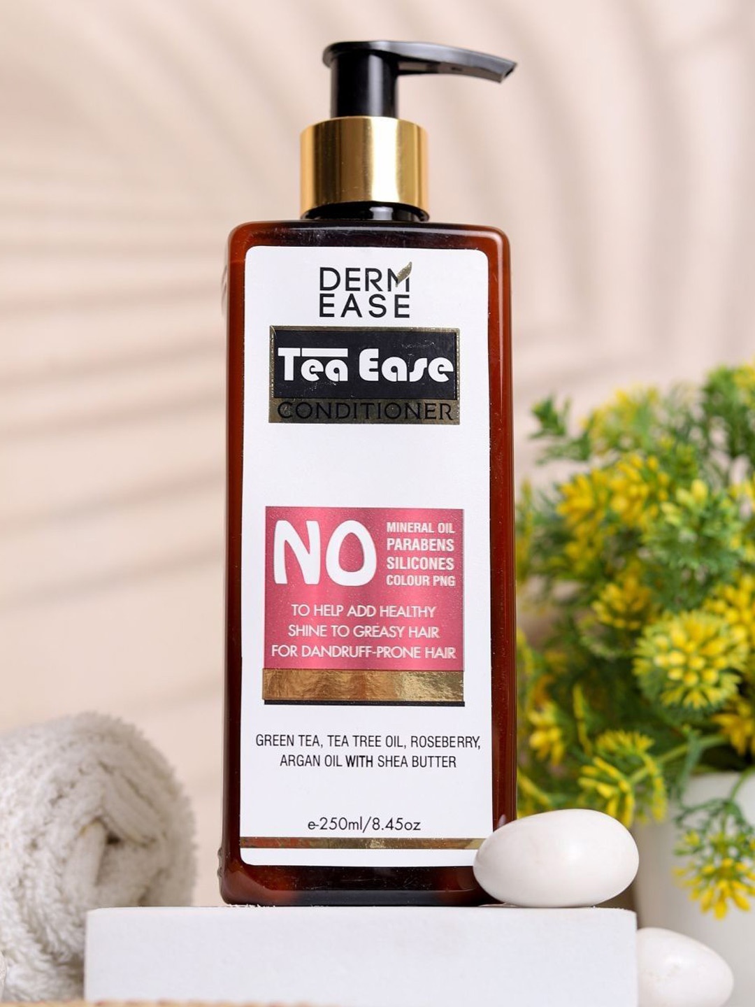 

DERMEASE Tea Ease Conditioner With Green Tea & Tea Tree Oil - 250 ml, White