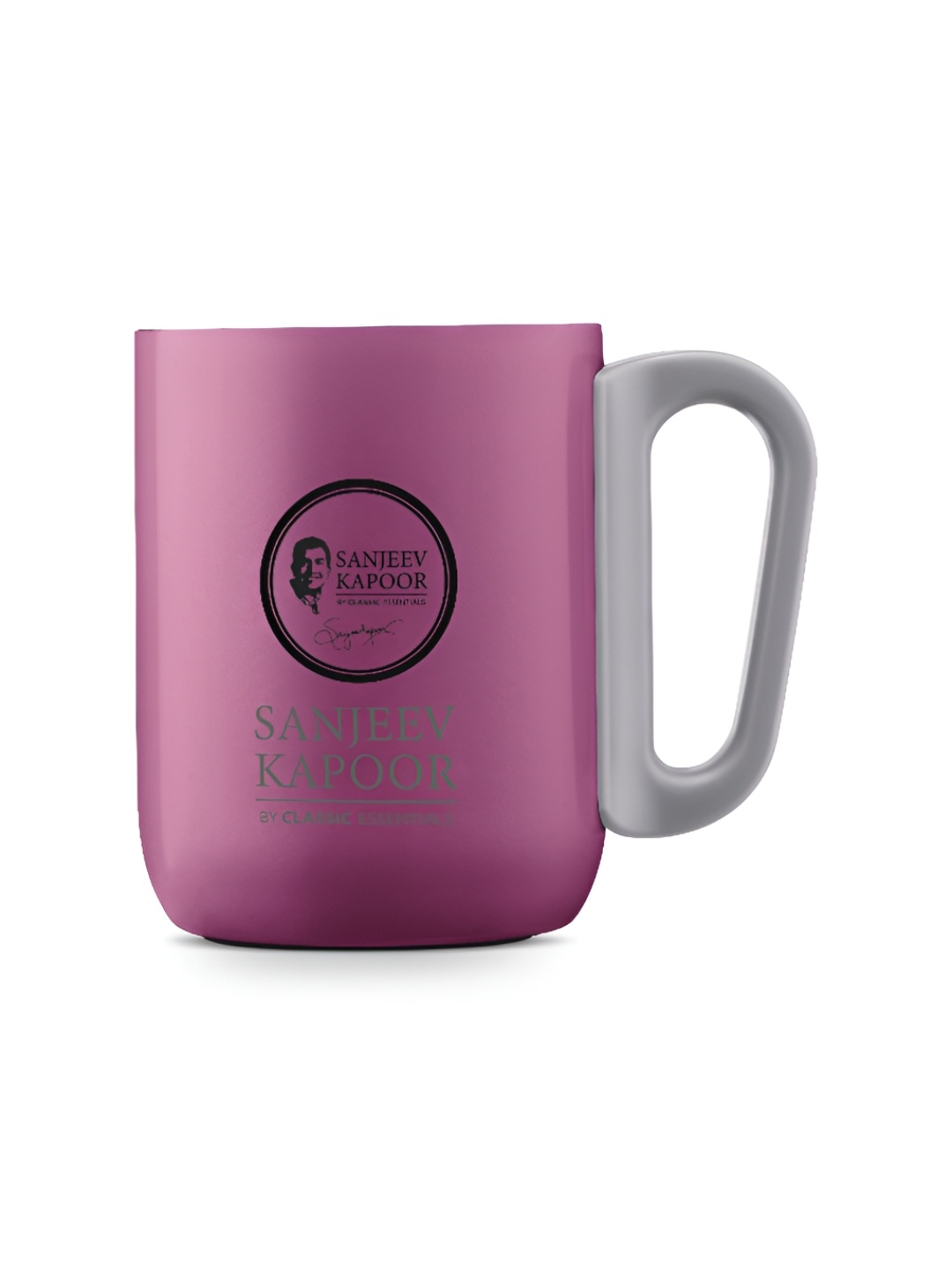 

Classic Essentials Pink & Grey Printed Stainless Steel Glossy Mug 300 ml