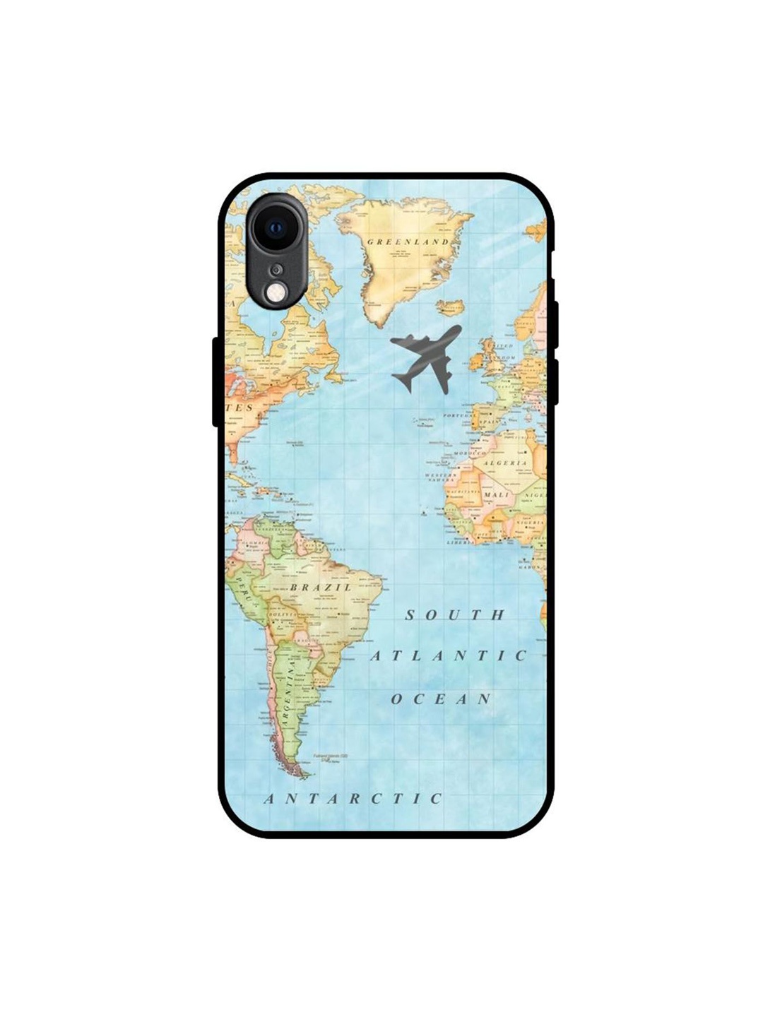 

QRIOH Quirky Printed iPhone XR Back Case Mobile Accessories, Blue