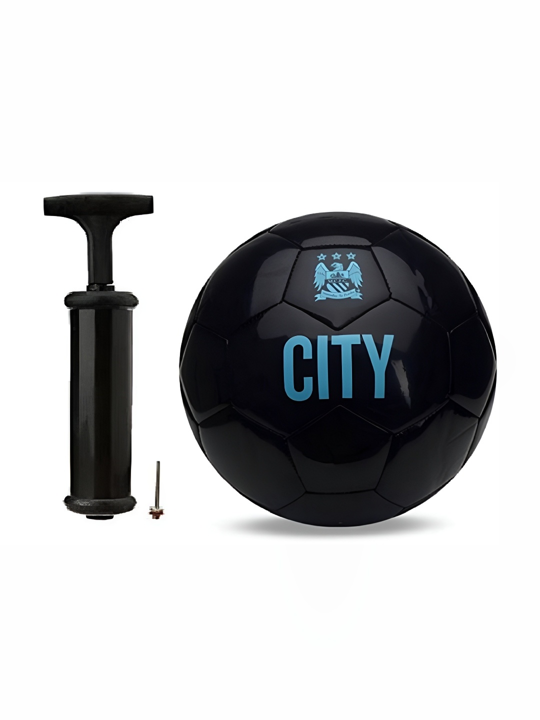 

YMD Printed Footballs With Air Pump, Black