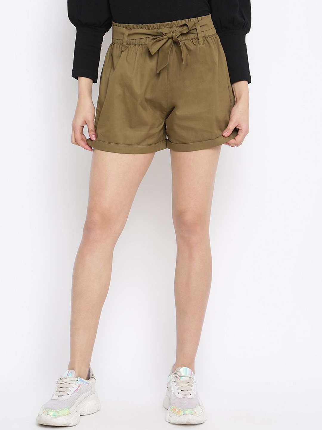 

DressBerry Women Shorts, Khaki