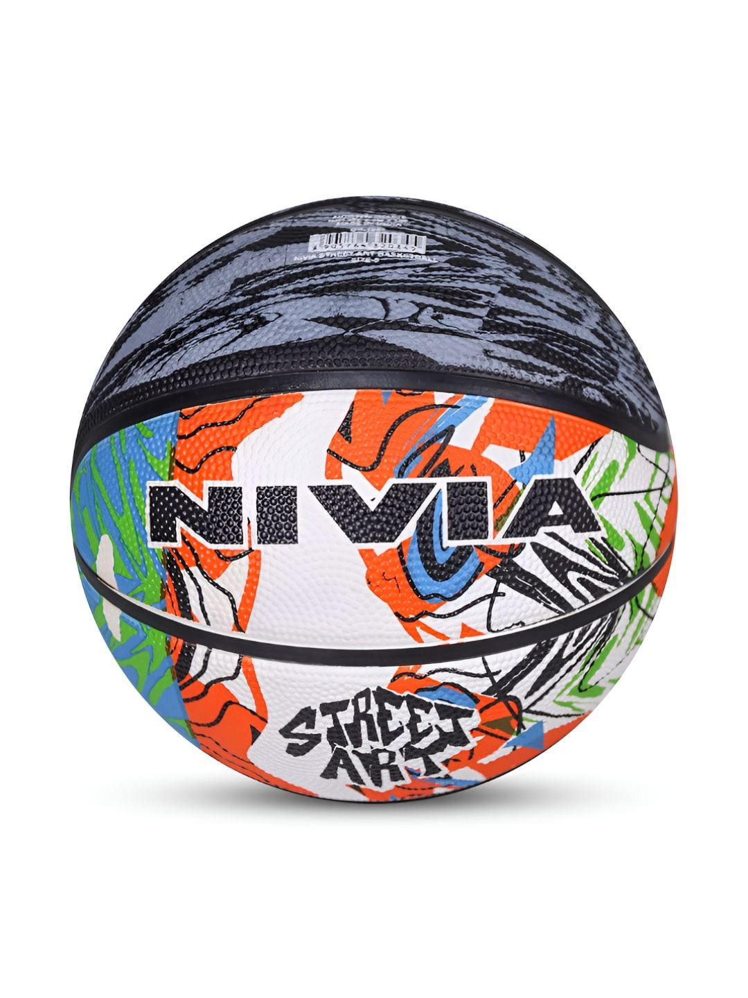 

NIVIA Pebbled Street Art Basketball, White