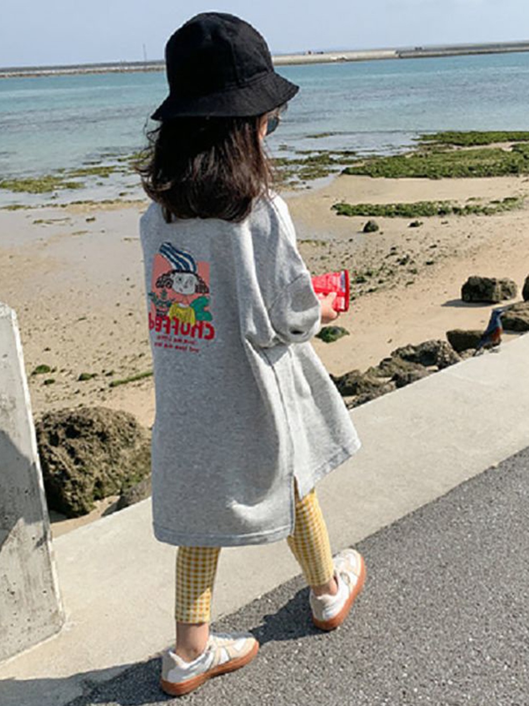 

StyleCast x Revolte Girls T-shirt Dress, Grey