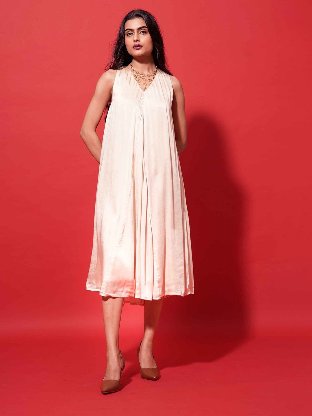 

the kaatn trail Women Amara Ivory Dress, Off white