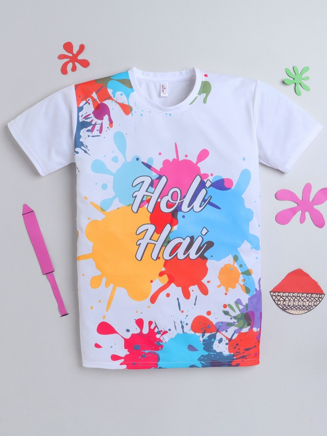 

The Magic Wand Unisex Kids Graphic Printed Round Neck T-shirt, White