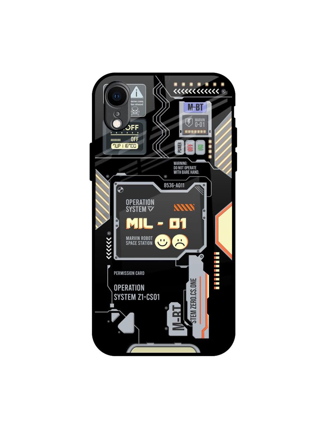 

QRIOH Typography Printed iPhone XR Back Case Mobile Accessories, Black