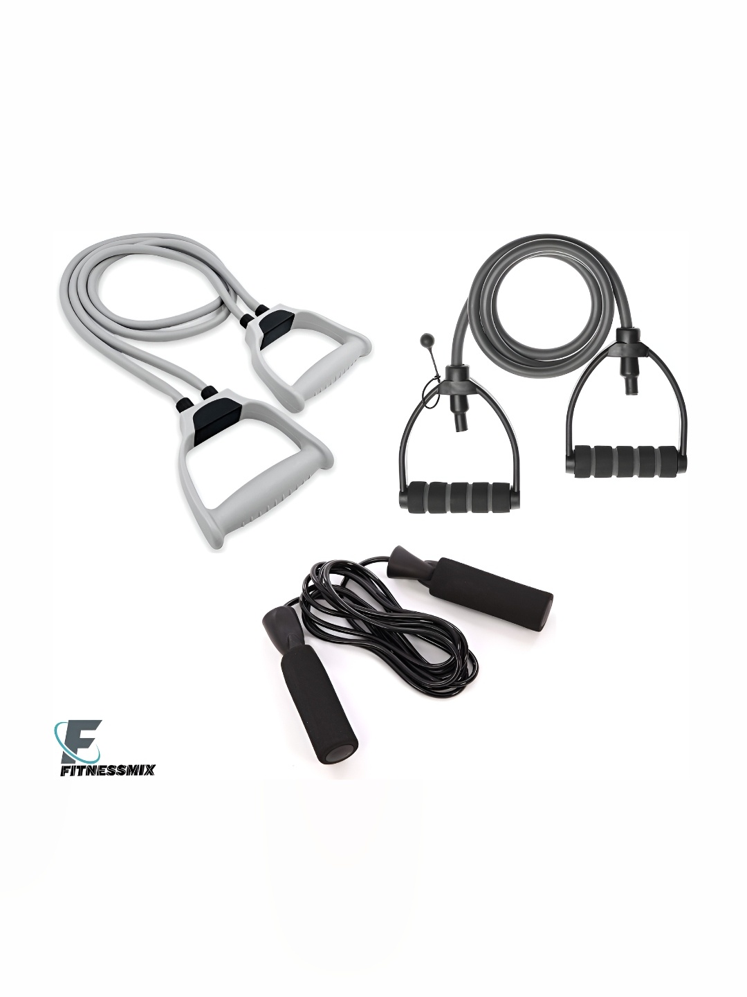 

YMD Set Of 3 Workout Accessories, Black