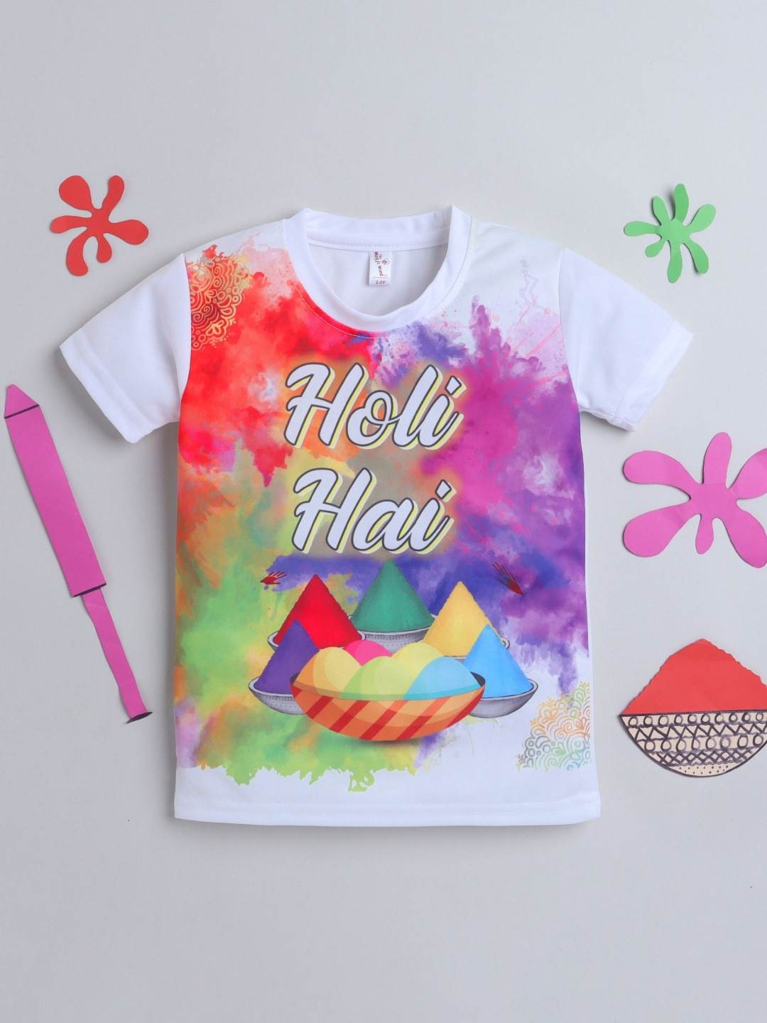 

The Magic Wand Unisex Kids Graphic Printed Round Neck T-shirt, White