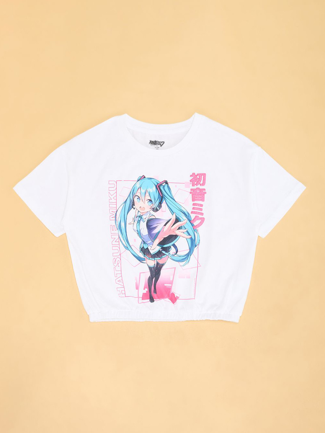 

Pantaloons Junior Girls Graphic Printed Cotton T-shirt, White
