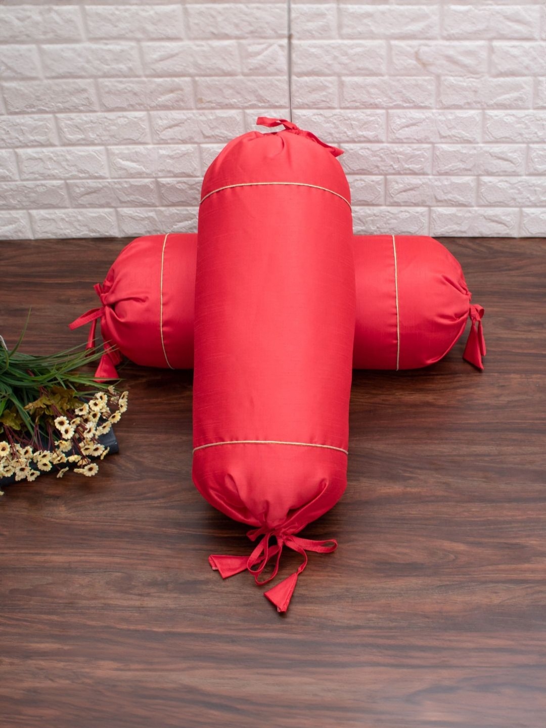 

RoyalDeco 2-Pcs Coral BolsterCovers