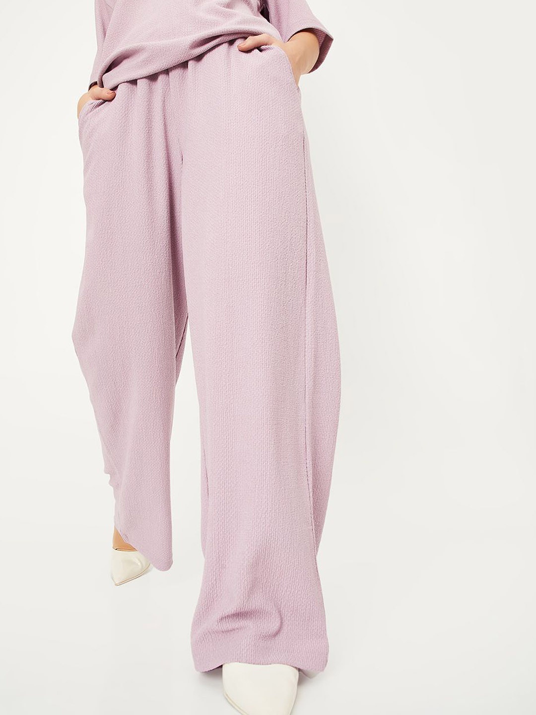 

max Women Regular Fit Trouser, Lavender