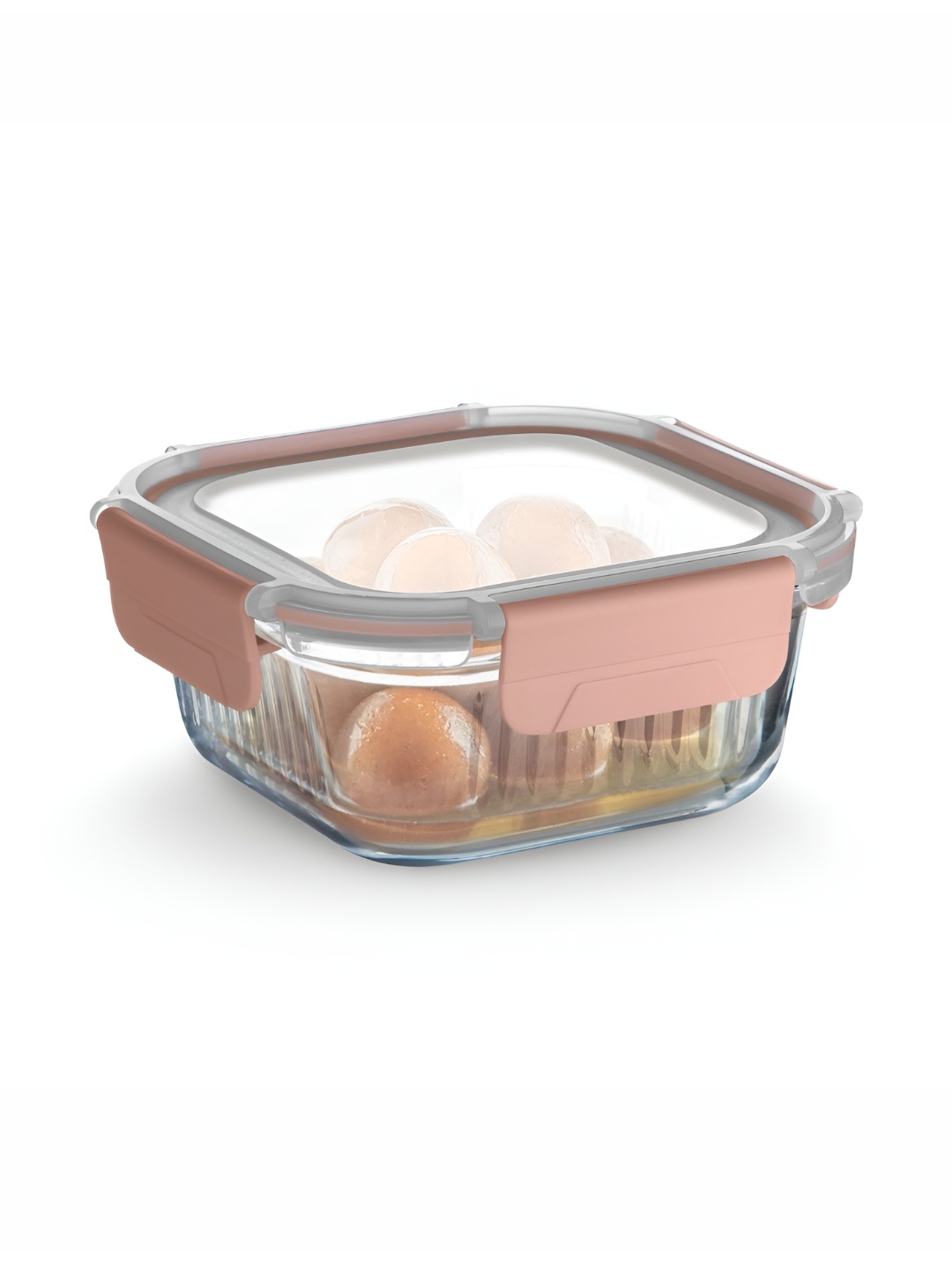 

BERGNER Pink 2025 Glass Microwave Safe Fridge Container