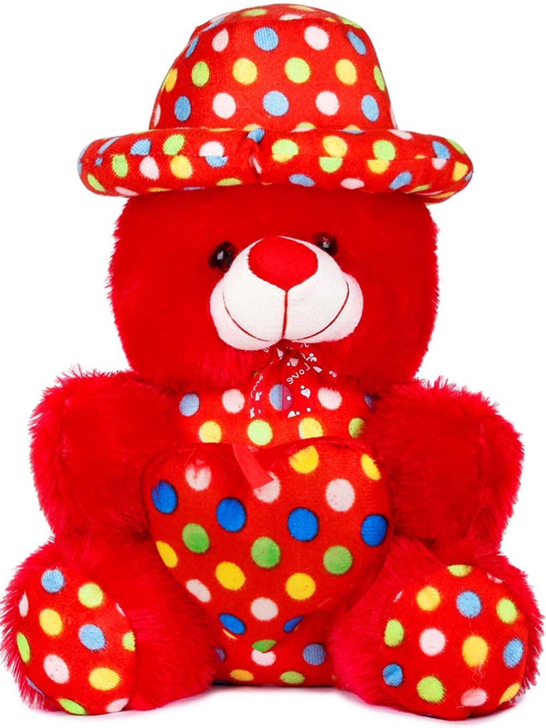 

Adbeni Super Soft Pollyfil Plush Stuffed Teddy Bears Soft Toys, Red