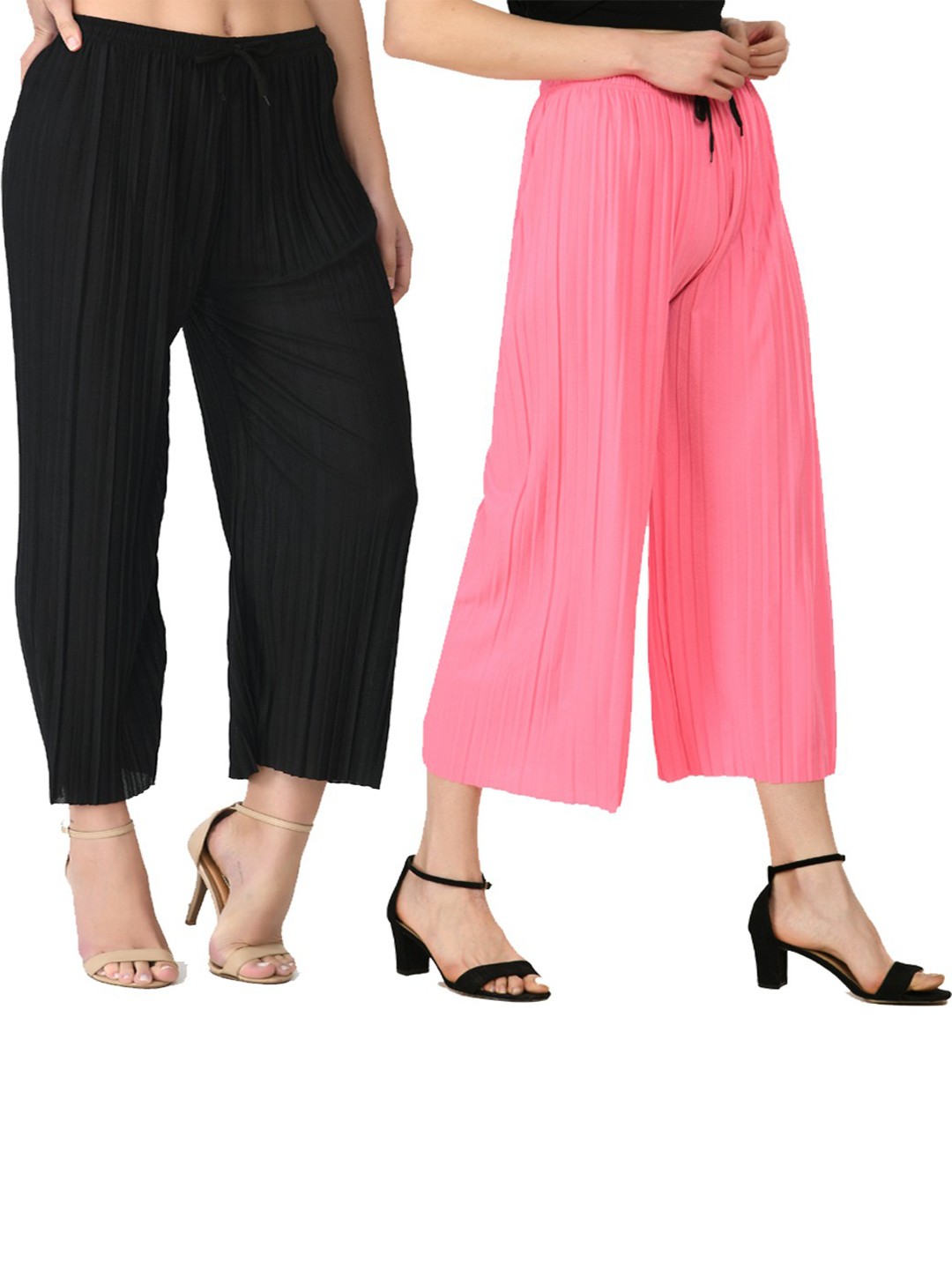 

Purser Women Pack Of 3 Original Culottes Trousers, Black