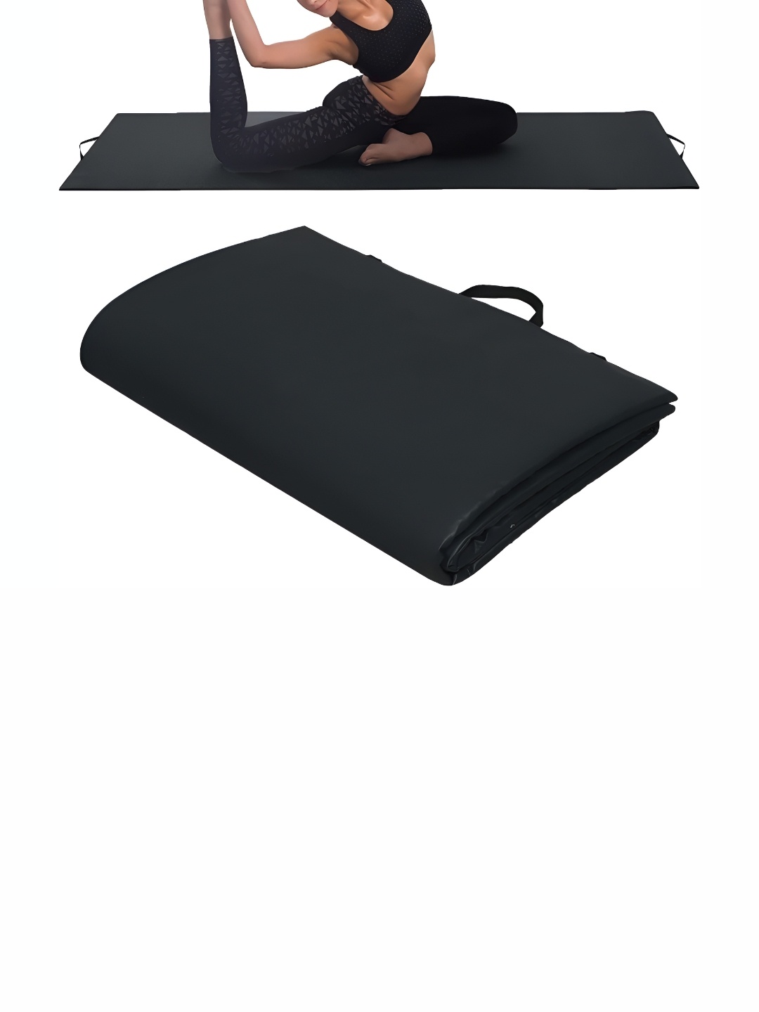 

YMD Rectangular Anti-Skid Yoga Mat, Black