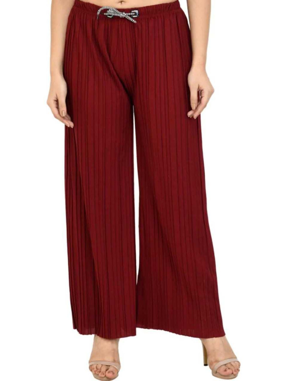 

Purser Women Original Pleated Trousers, Red