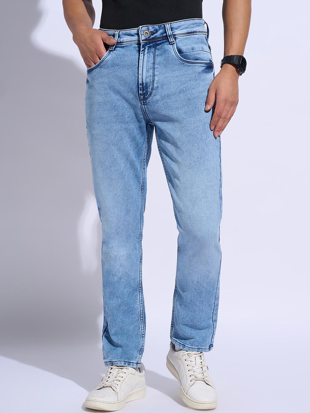 

SF JEANS by Pantaloons Men Slim Fit Light Fade Jeans, Blue