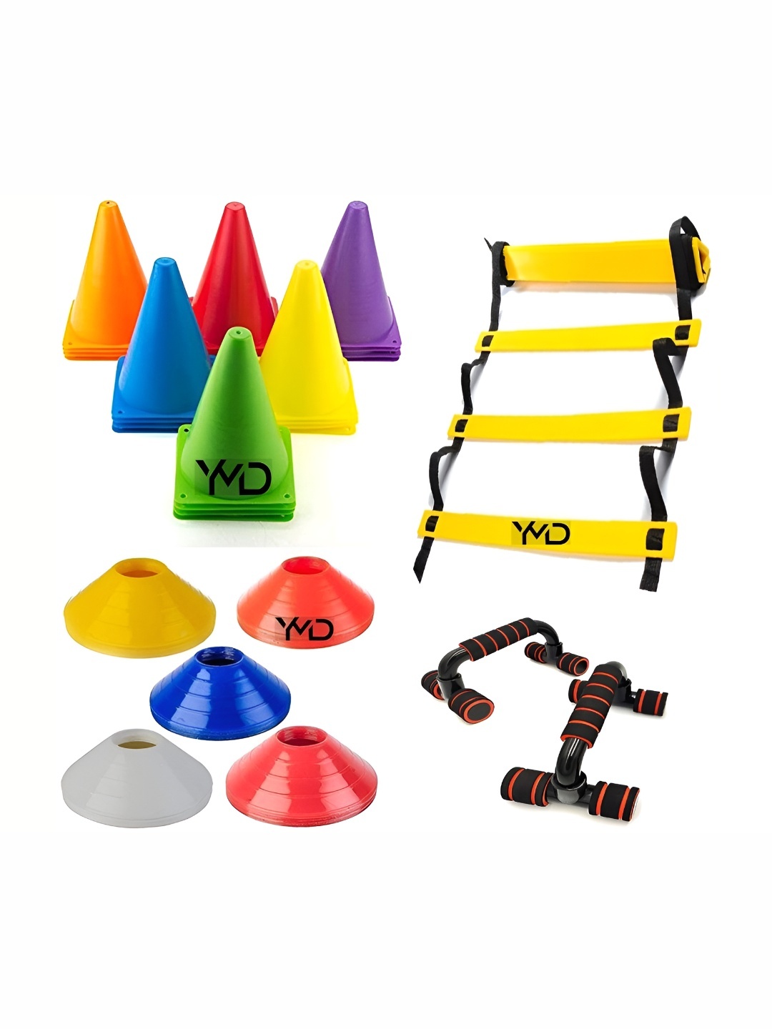 

YMD Set Of 42 Workout Accessories, Black