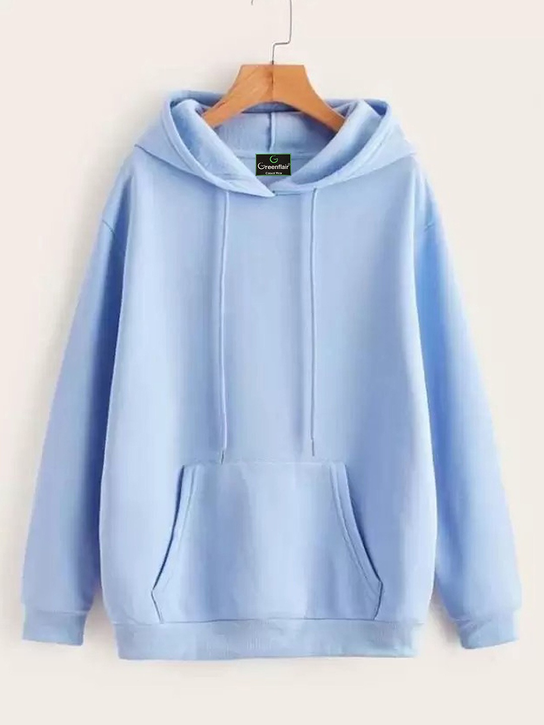 

FABRIPPLE Men Hooded Sweatshirt, Blue