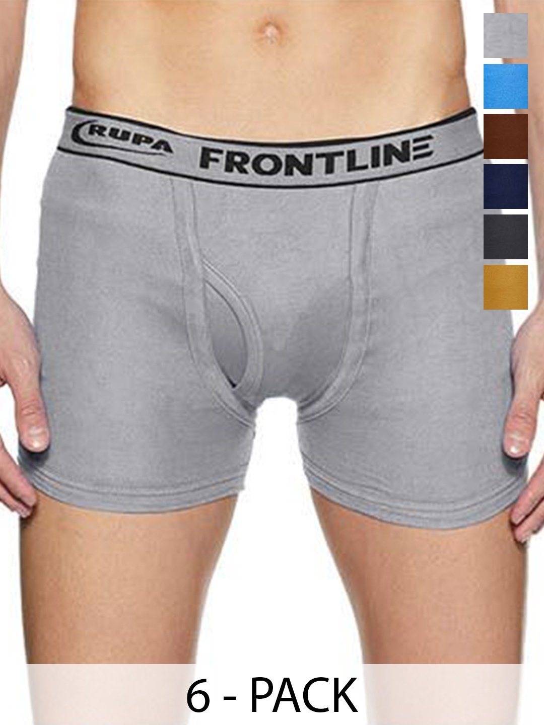 

Rupa Men Pack Of 6 Assorted Cotton Trunks Frontline-DCIP-(IP)-6--95