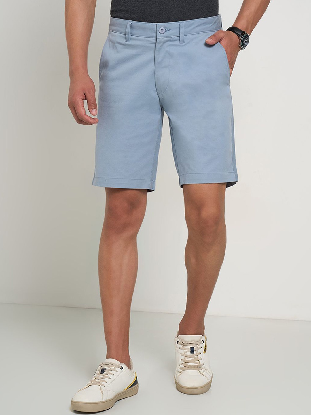 

Peregrine by Pantaloons Men Slim Fit Outdoor Shorts, Blue
