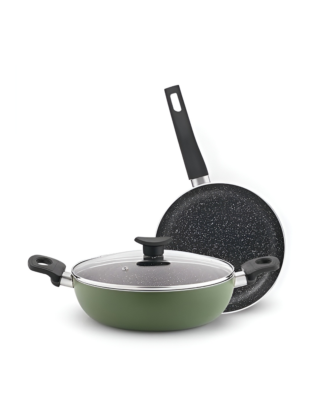 

BERGNER Green Induction Base Aluminium Cookware Set of