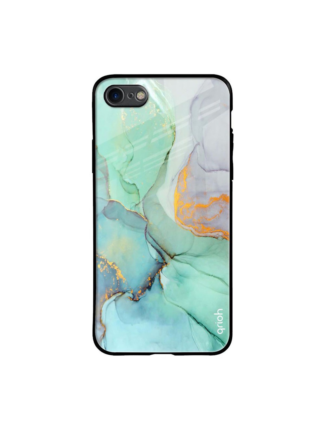 

QRIOH Green Marble Printed iPhone 7 Back Case
