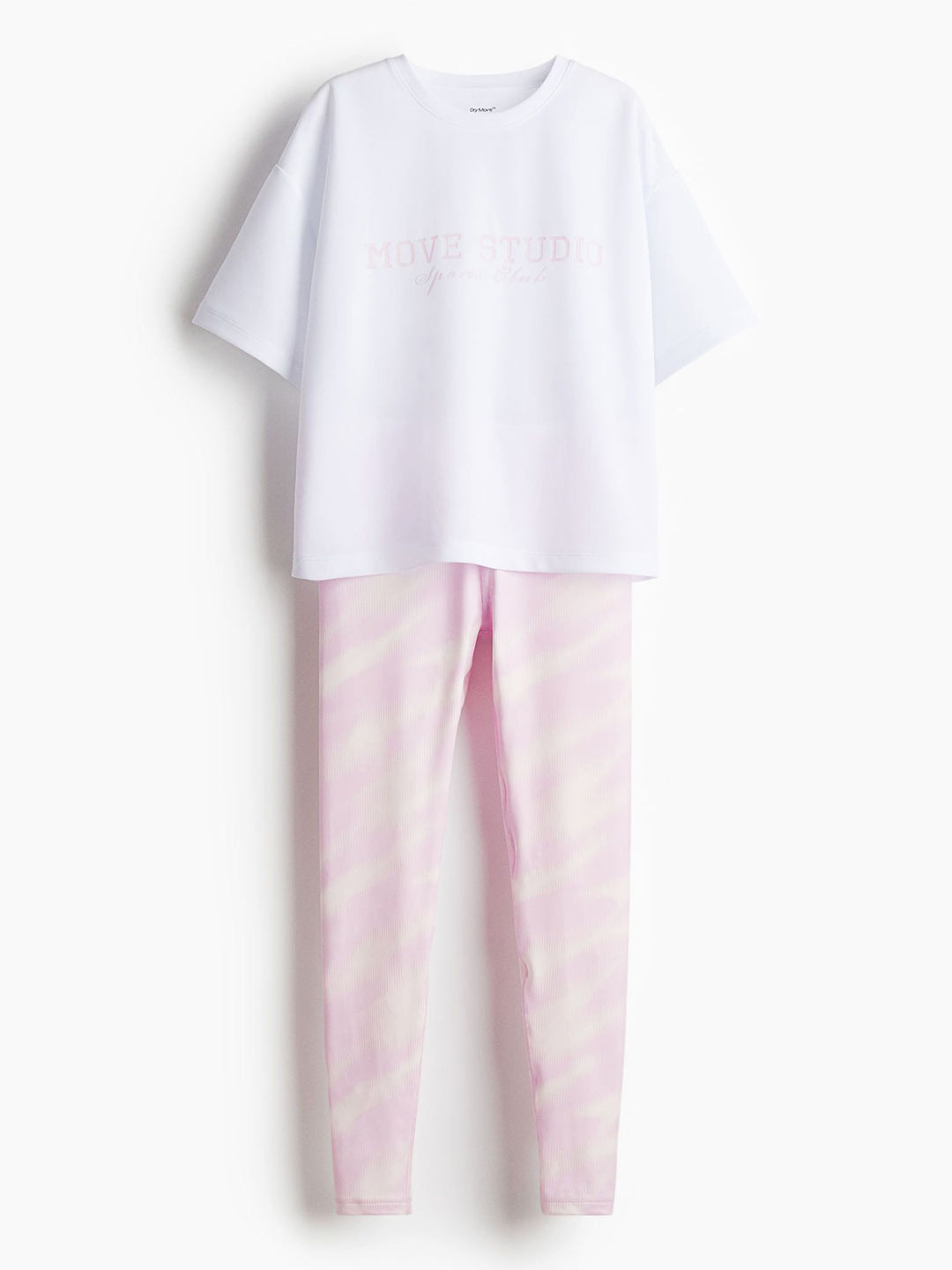 

H&M 2-Piece Sports Set With Dry Move, Pink