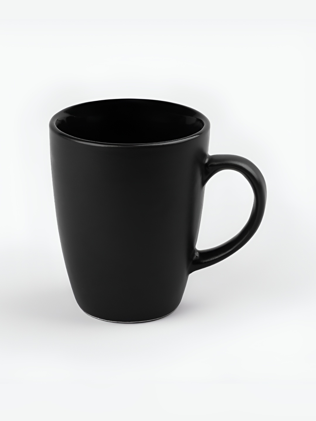 

Storepedia Black Dishwasher & Microwave Safe Ceramic Glossy Coffee Mugs 300ml
