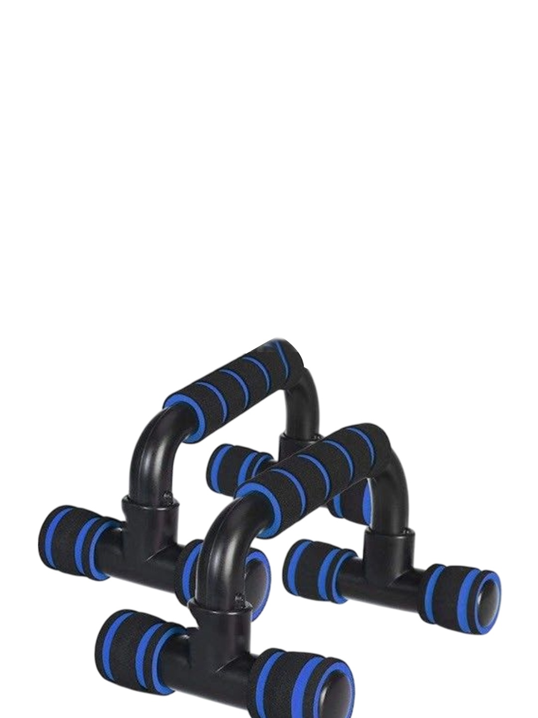 

HackerX Men 2-Pcs Push Up Bars Stand With Foam Grip Handle, Blue