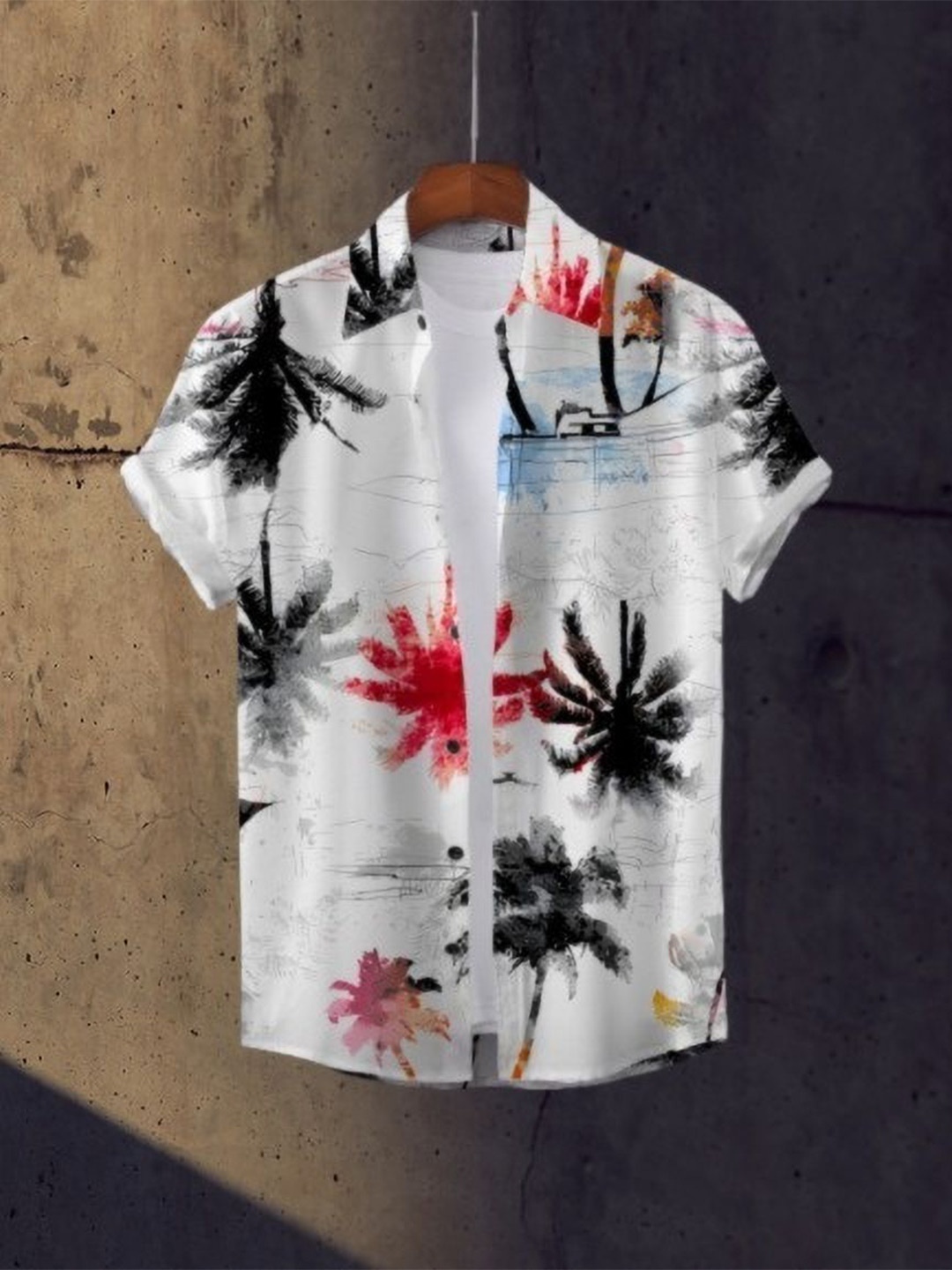 

iCome Men Slim Fit Opaque Printed Casual Shirt, Multi