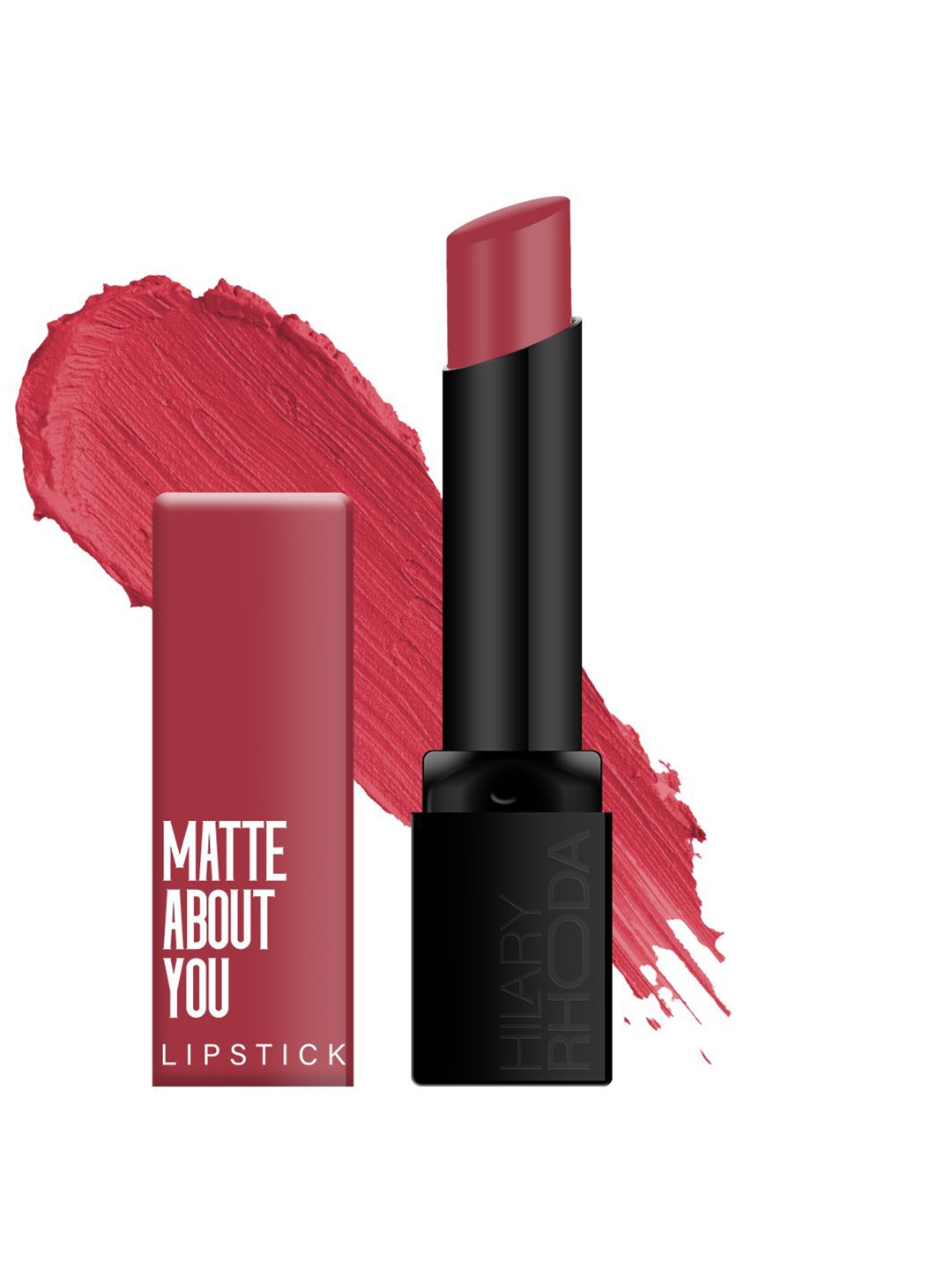 

Hilary Rhoda Matte About You One Stroke Application Lipstick- 3 g - Scarlet Red 08