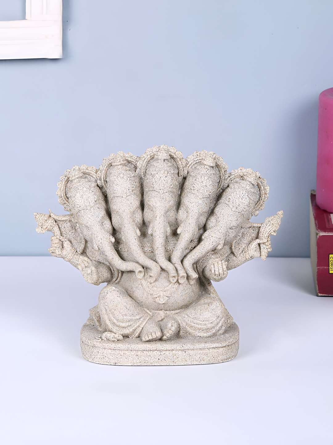 

Myntra Elegant Homes Grey Lord Ganesha Religious Idol Showpiece