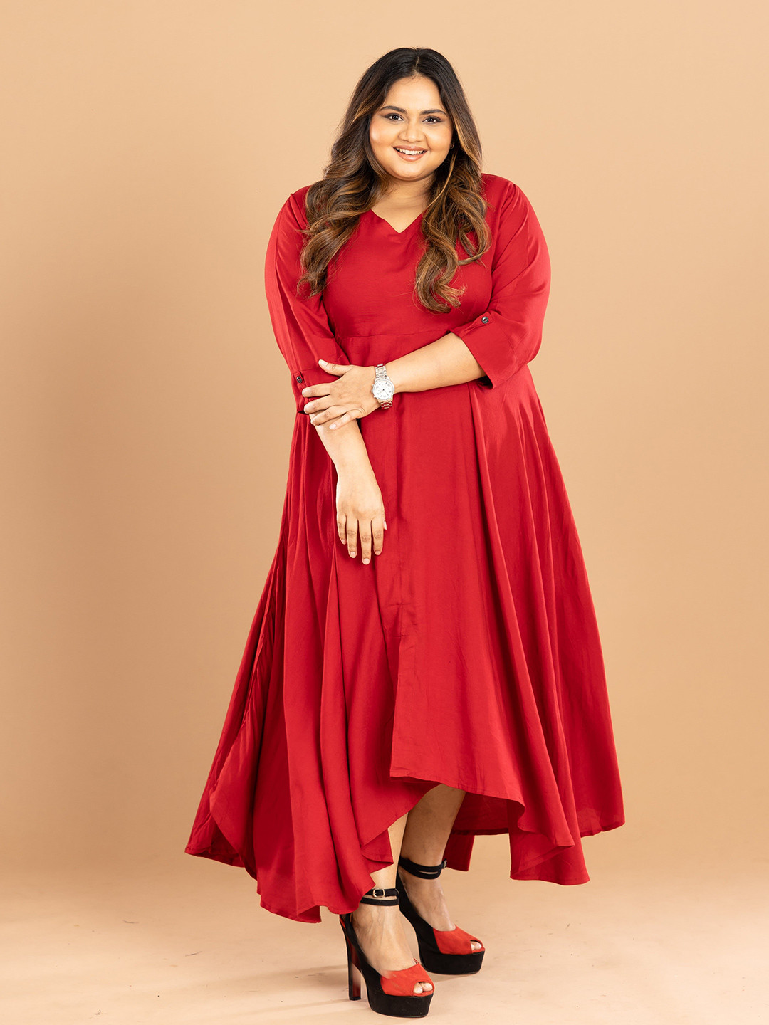 

EASY 2 WEAR A-Line Maxi Dress, Maroon