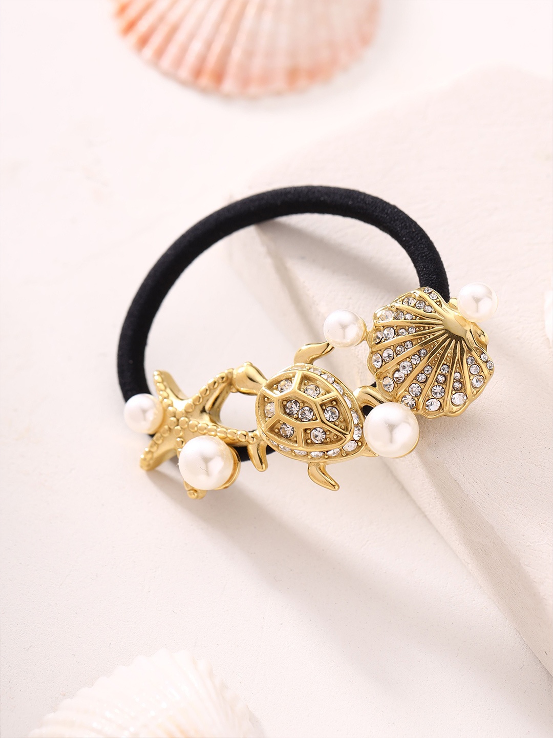 

Mitali Jain Seaside Charm Hair Tie, Gold