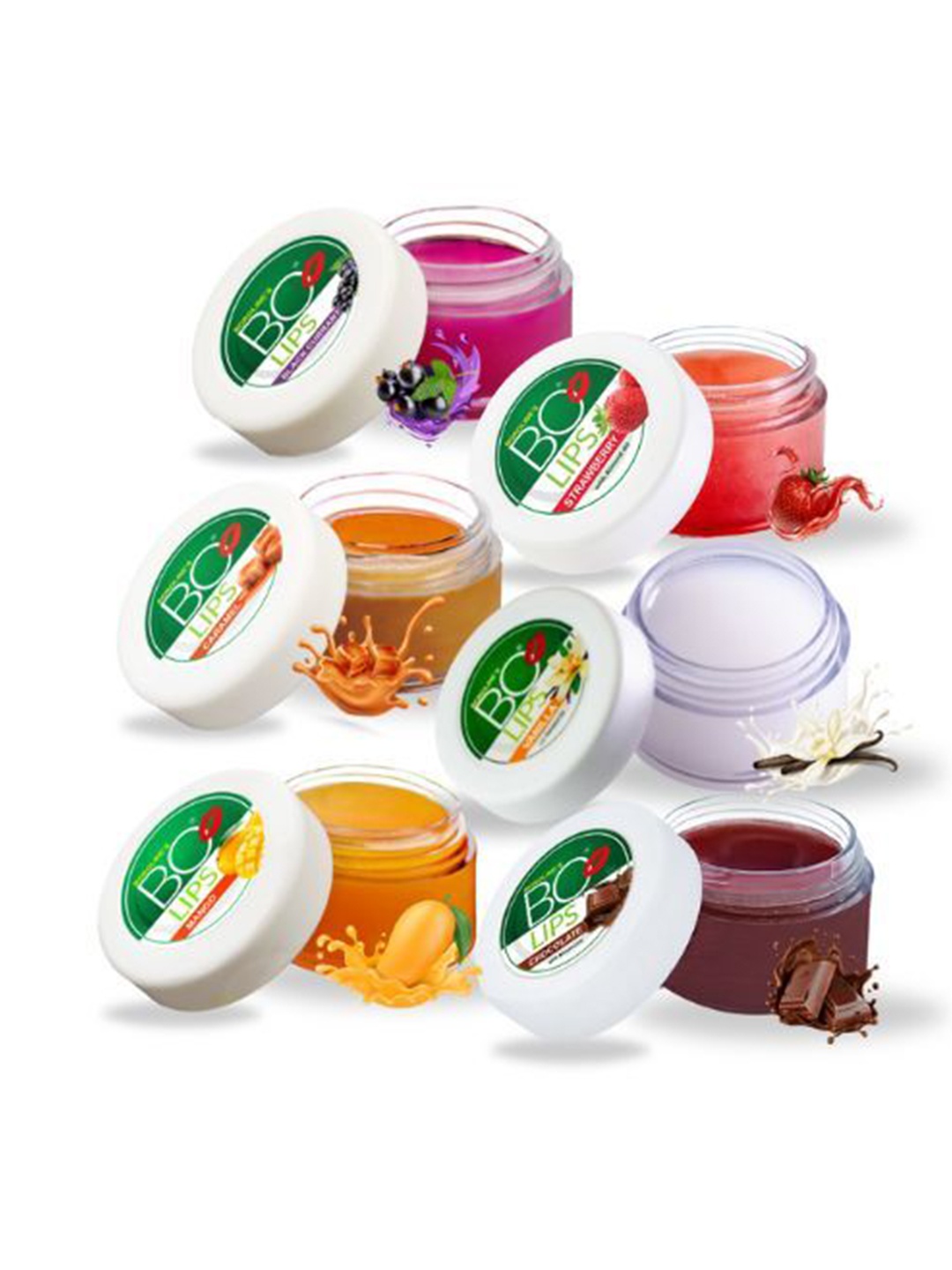 

BOROLINE Set Of 6 Lip Care Lip Balm With Vitamin A & E- 10 g, White