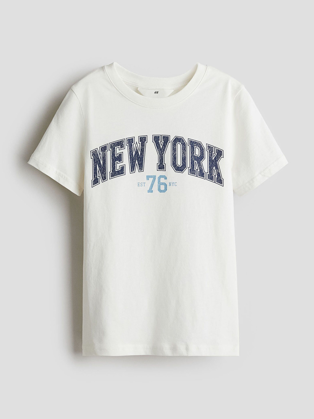 

H&M Printed T-Shirt, White