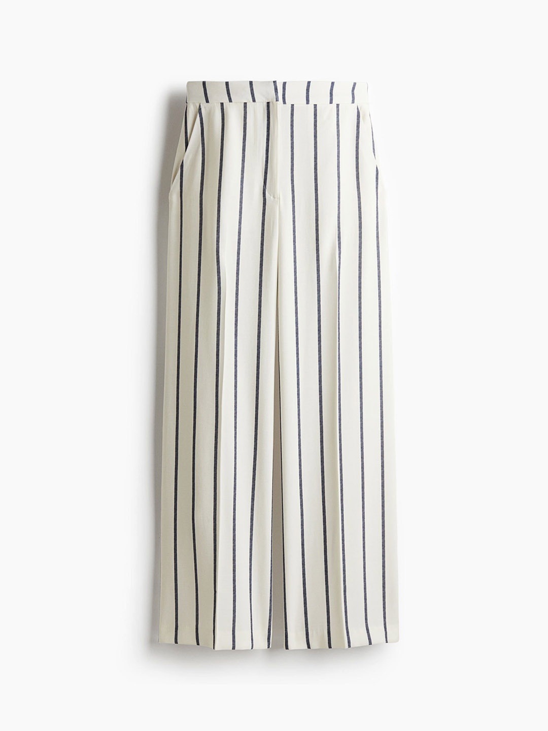 

H&M Wide Trousers, White