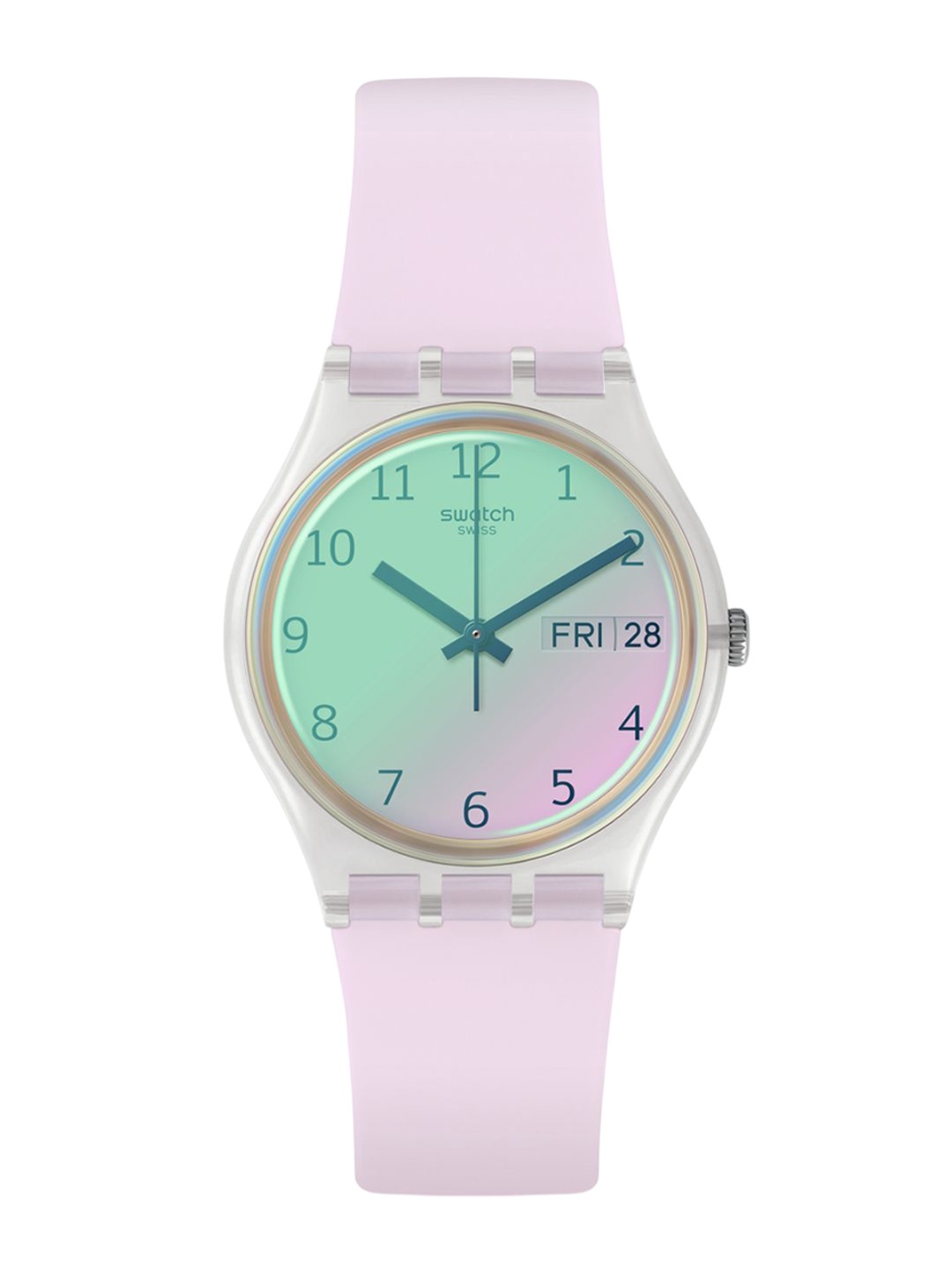 

Swatch Women Dial & Bracelet Style Straps Analogue Watch GE714_SWATCH WATCH, Pink