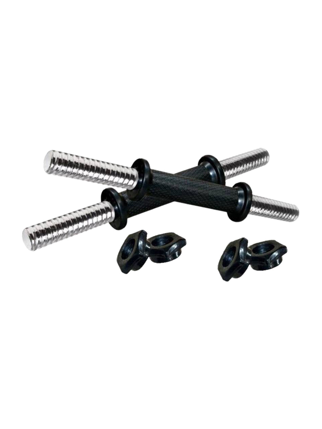 

HackerX Dumbbell Rod With Nuts, Black